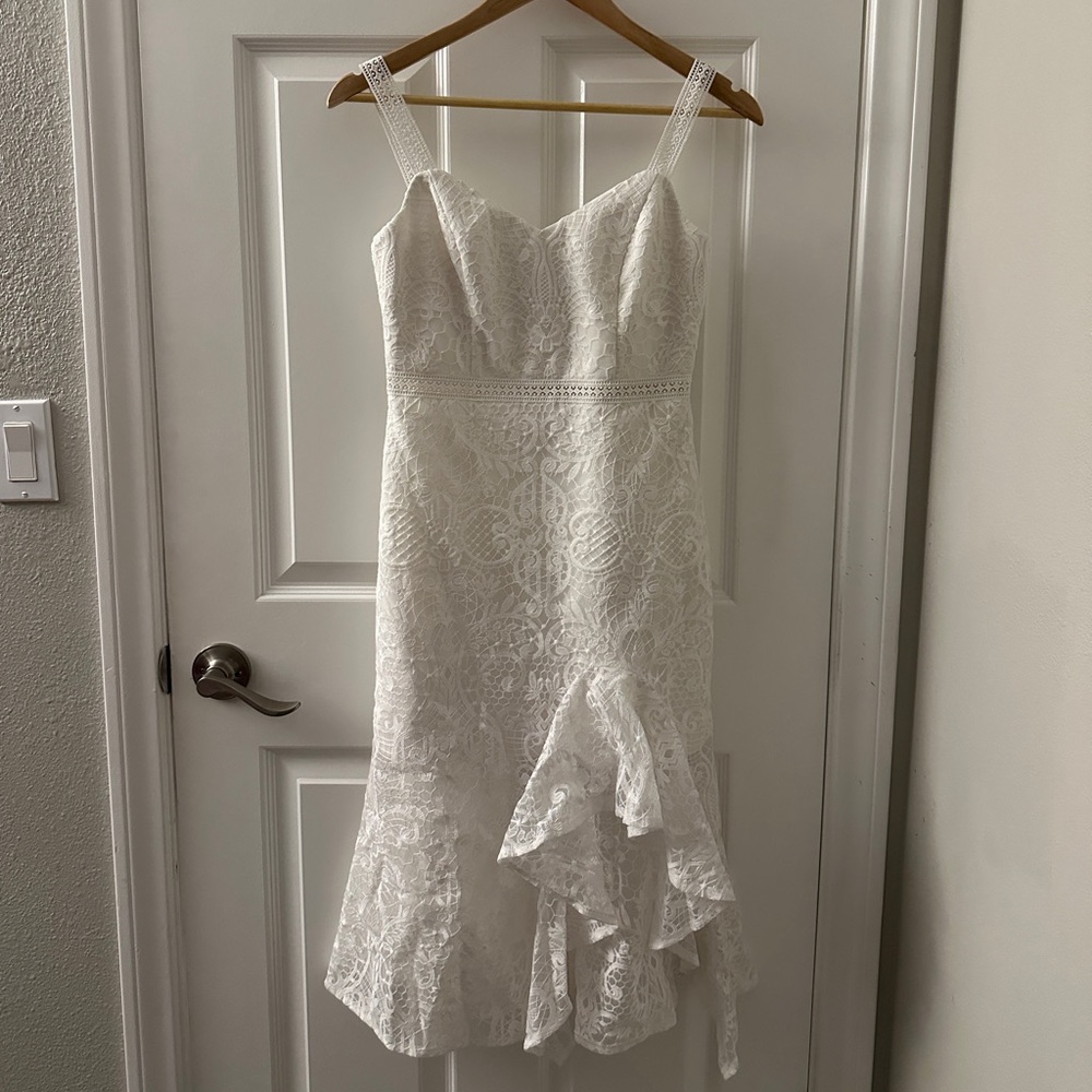 Lulus Ivory Lace Dress